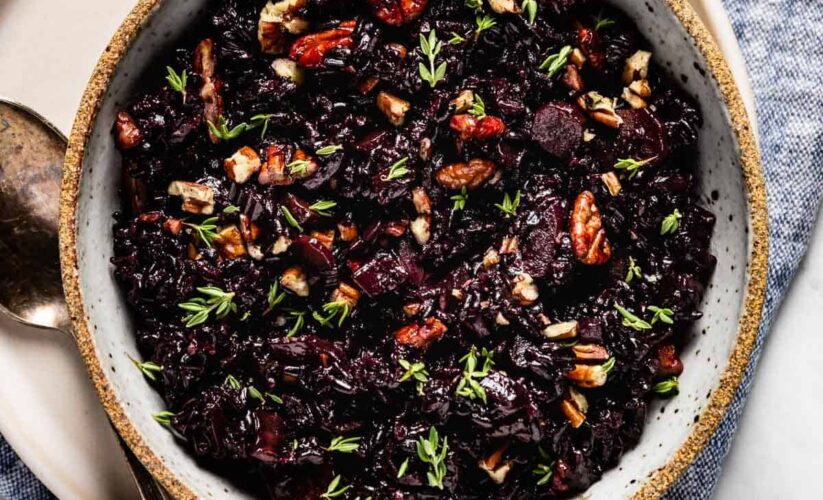 Forbidden Rice with Cranberries, Carrots, and Ginger | Whole Living Eat Well