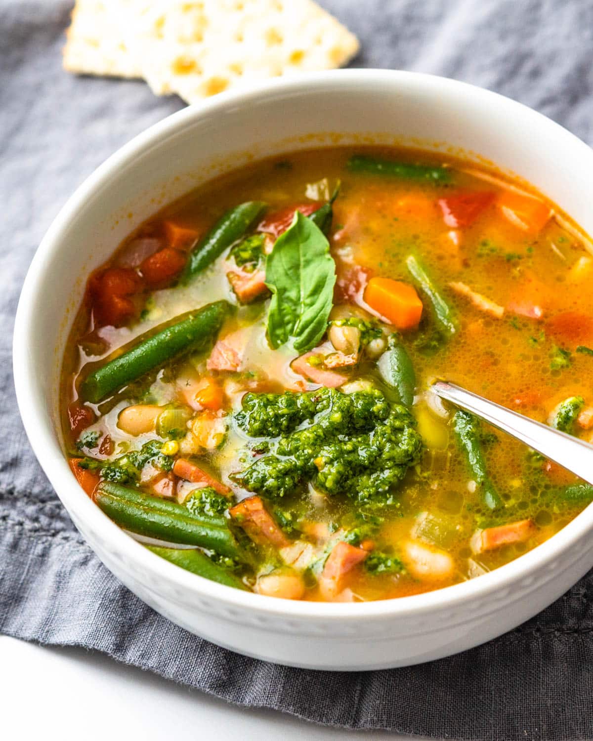 Herb-Pesto Barley Soup | Whole Living Eat Well