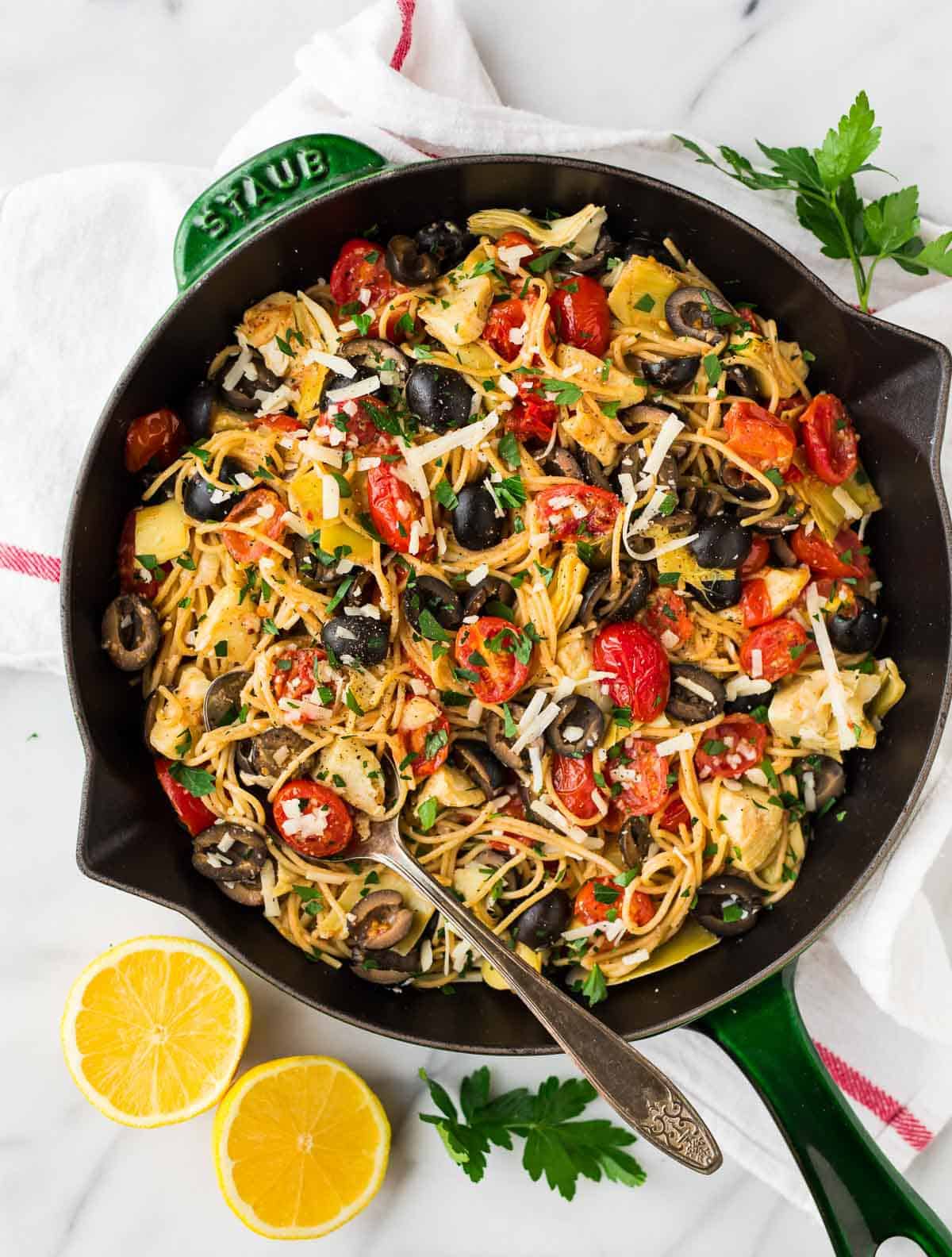 Mediterranean Pasta | Whole Living Eat Well