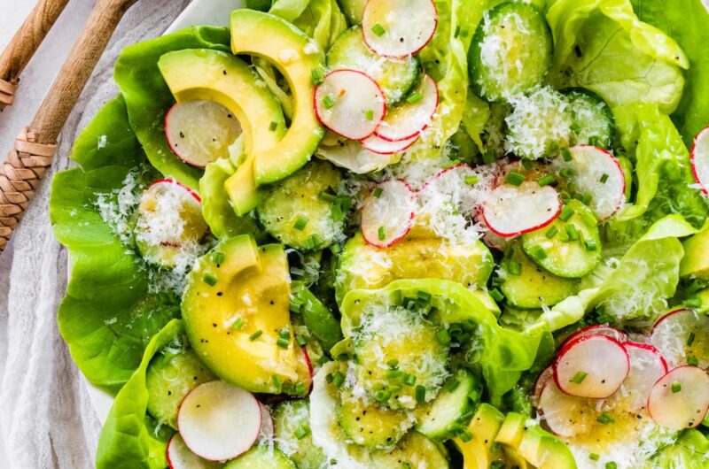 Butterhead Lettuce and Spring Vegetable Salad